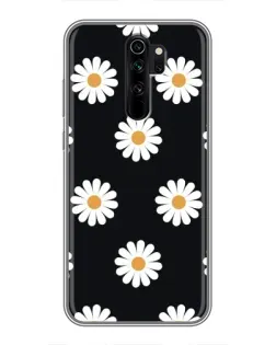 Чохол для Xiaomi Redmi Note 8 Pro з картинкою «Ромашки на чорному» Чохол для Xiaomi Redmi Note 8 Pro з картинкою «Ромашки на чорному»