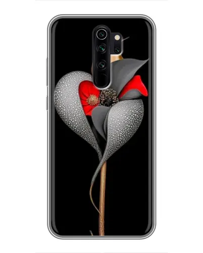 Чехол для Xiaomi Redmi Note 8 Pro с картинкой «Серебряный фантазийный цветок» Чехол для Xiaomi Redmi Note 8 Pro с картинкой «Серебряный фантазийный цветок»