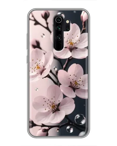 Чехол для Xiaomi Redmi Note 8 Pro с картинкой «Нежная сакура и капли» Чехол для Xiaomi Redmi Note 8 Pro с картинкой «Нежная сакура и капли»
