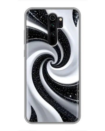 Чехол для Xiaomi Redmi Note 8 Pro с картинкой «Черно-белая спираль» Чехол для Xiaomi Redmi Note 8 Pro с картинкой «Черно-белая спираль»