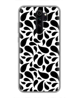 Чехол для Xiaomi Redmi Note 8 Pro с картинкой «Контрастные черные капли»