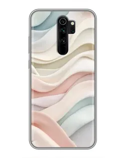 Чехол для Xiaomi Redmi Note 8 Pro с картинкой «Пастельные нежные волны»