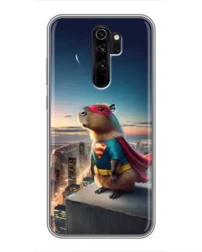 Чехол для Xiaomi Redmi Note 8 Pro с картинкой «Капи-мен супергерой»