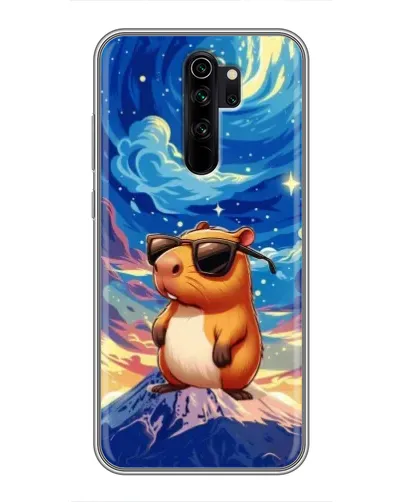 Чехол для Xiaomi Redmi Note 8 Pro с картинкой «Капибара Ван Гога»