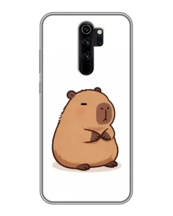 Чехол для Xiaomi Redmi Note 8 Pro с картинкой «Толстенькая капибара»