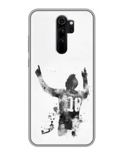 Чохол для Xiaomi Redmi Note 8 Pro з картинкою «Чорно-білий силует Мессі» Чохол для Xiaomi Redmi Note 8 Pro з картинкою «Чорно-білий силует Мессі»