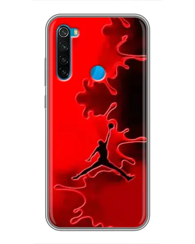 Чехол для Xiaomi Redmi Note 8 с картинкой «Jordan Red Smoke»