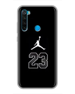 Чехол для Xiaomi Redmi Note 8 с картинкой «Jordan Flight 23»