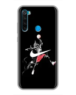 Чехол для Xiaomi Redmi Note 8 с картинкой «Jordan Jumpman»