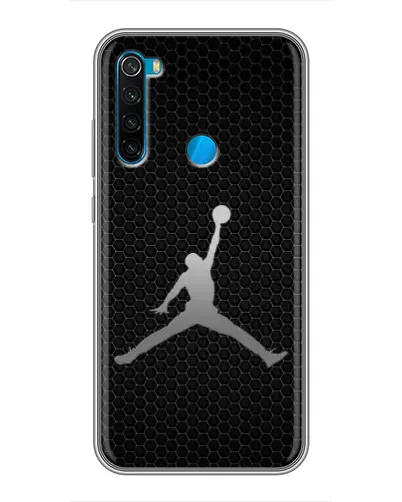 Чехол для Xiaomi Redmi Note 8 с картинкой «Jordan Dark Carbon»