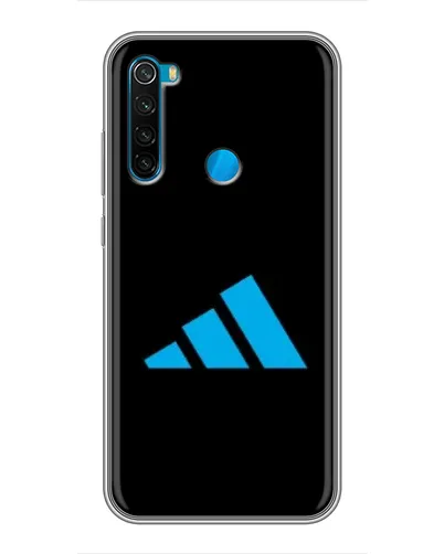 Чехол для Xiaomi Redmi Note 8 с картинкой «Adidas Cyan Logo»