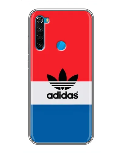 Чехол для Xiaomi Redmi Note 8 с картинкой «Ретро блоки Adidas»