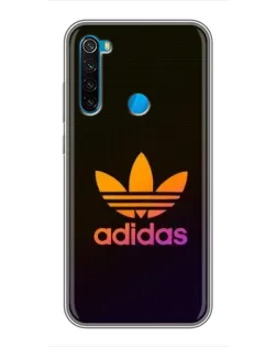 Чехол для Xiaomi Redmi Note 8 с картинкой «Градиент Adidas»
