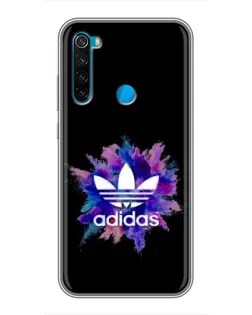 Чехол для Xiaomi Redmi Note 8 с картинкой «Взрыв красок Adidas»