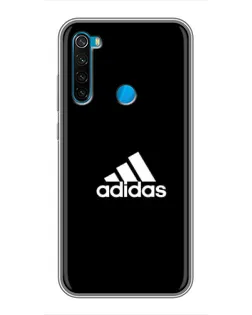 Чехол для Xiaomi Redmi Note 8 с картинкой «Черная классика Adidas»