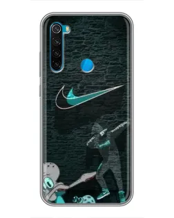 Чохол для Xiaomi Redmi Note 8 з картинкою «Спортивний арт Nike»