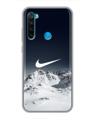 Чехол для Xiaomi Redmi Note 8 с картинкой «Nike — зимние горы» Чехол для Xiaomi Redmi Note 8 с картинкой «Nike — зимние горы»