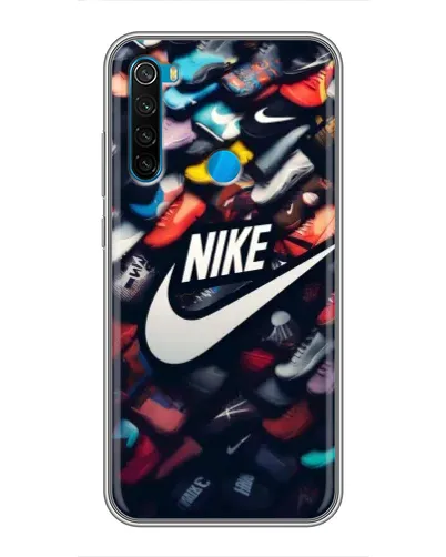 Чехол для Xiaomi Redmi Note 8 с картинкой «Коллекция кроссовок Nike» Чехол для Xiaomi Redmi Note 8 с картинкой «Коллекция кроссовок Nike»