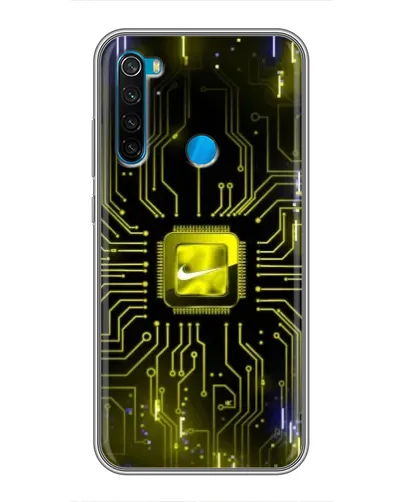 Чехол для Xiaomi Redmi Note 8 с картинкой «Nike — золотая искра» Чехол для Xiaomi Redmi Note 8 с картинкой «Nike — золотая искра»