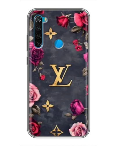 Чехол для Xiaomi Redmi Note 8 с картинкой «Цветочный Louis Vuitton»