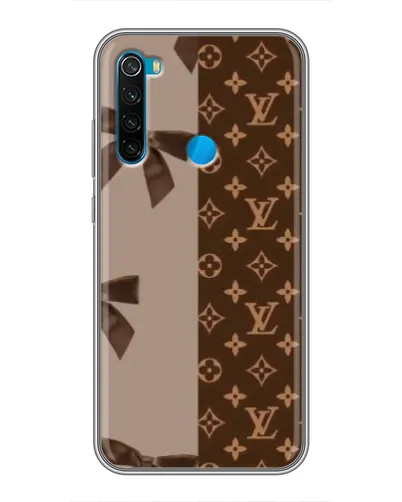 Чехол для Xiaomi Redmi Note 8 с картинкой «Louis Vuitton — банты»