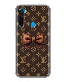 Чехол для Xiaomi Redmi Note 8 с картинкой «LV с бантом»