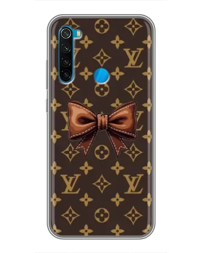 Чехол для Xiaomi Redmi Note 8 с картинкой «LV с бантом»
