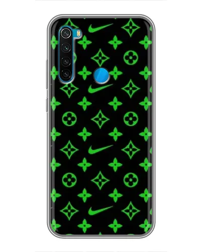 Чехол для Xiaomi Redmi Note 8 с картинкой «Неоновый принт LV»