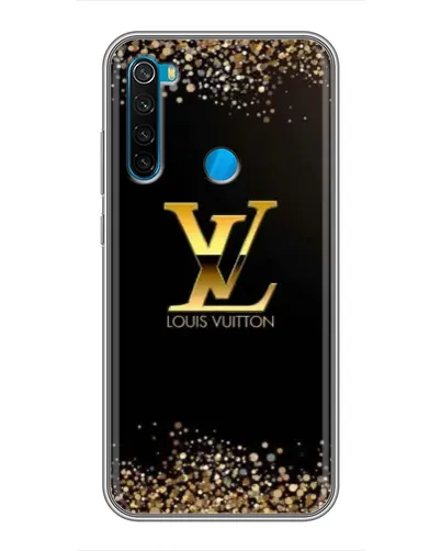 Чехол для Xiaomi Redmi Note 8 с картинкой «LV — золотые искры»