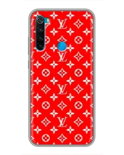 Чехол для Xiaomi Redmi Note 8 с картинкой «Яркий паттерн LV»