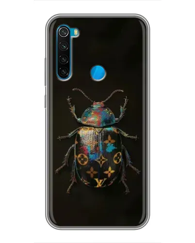 Чехол для Xiaomi Redmi Note 8 с картинкой «LV — мраморный принт»