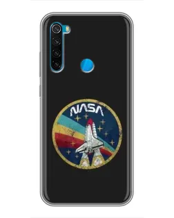 Чохол для Xiaomi Redmi Note 8 з картинкою «NASA — емблема місії»