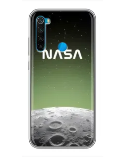 Чехол для Xiaomi Redmi Note 8 с картинкой «NASA — лунный градиент»