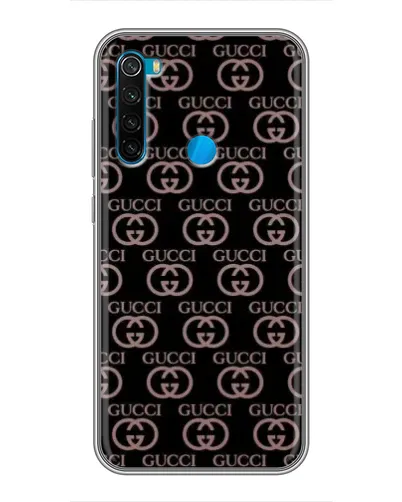 Чехол для Xiaomi Redmi Note 8 с картинкой «Классическая монограмма Gucci»