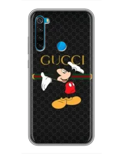 Чехол для Xiaomi Redmi Note 8 с картинкой «Микки Маус Gucci»