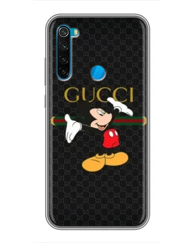 Чехол для Xiaomi Redmi Note 8 с картинкой «Микки Маус Gucci»