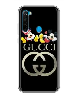 Чехол для Xiaomi Redmi Note 8 с картинкой «Gucci — герои Disney»