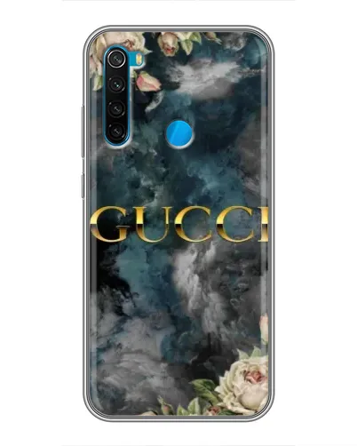 Чехол для Xiaomi Redmi Note 8 с картинкой «Абстрактные цветы Gucci»