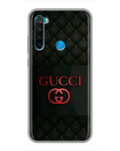 Чехол для Xiaomi Redmi Note 8 с картинкой «Gucci — стеганый черный»