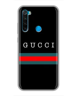 Чехол для Xiaomi Redmi Note 8 с картинкой «Gucci — красный пояс»