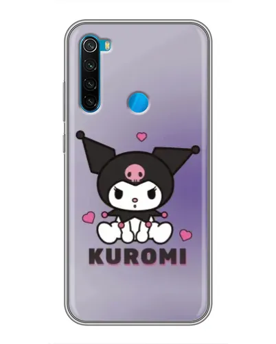 Чохол для Xiaomi Redmi Note 8 з картинкою «Kuromi — фіолетовий арт»