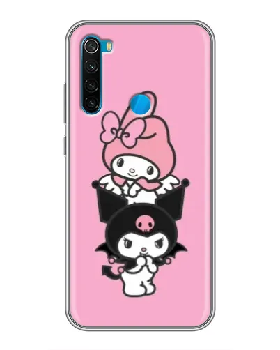 Чохол для Xiaomi Redmi Note 8 з картинкою «My Melody та Kuromi»