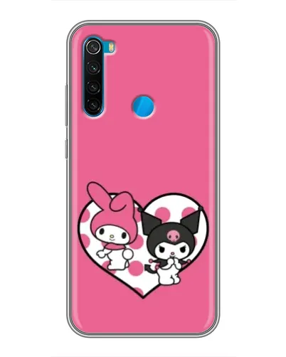 Чохол для Xiaomi Redmi Note 8 з картинкою «Kuromi та My Melody»