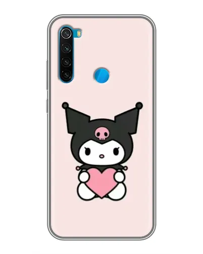 Чохол для Xiaomi Redmi Note 8 з картинкою «Kuromi та серце»