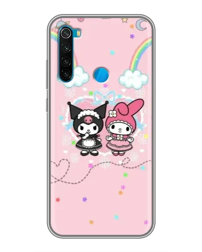 Чохол для Xiaomi Redmi Note 8 з картинкою «My Melody та Kuromi»