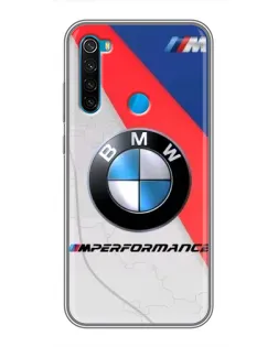Чехол для Xiaomi Redmi Note 8 с картинкой «BMW Performance стиль» Чехол для Xiaomi Redmi Note 8 с картинкой «BMW Performance стиль»