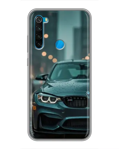 Чехол для Xiaomi Redmi Note 8 с картинкой «BMW в огнях города»