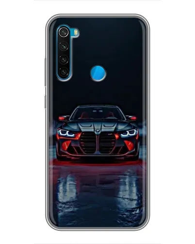 Чехол для Xiaomi Redmi Note 8 с картинкой «BMW на мокрой дороге»