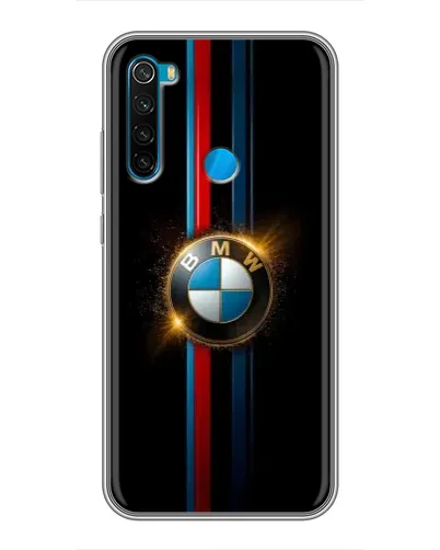 Чехол для Xiaomi Redmi Note 8 с картинкой «BMW M-Power неон»