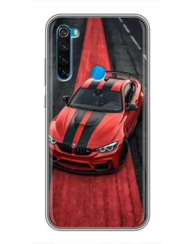 Чехол для Xiaomi Redmi Note 8 с картинкой «BMW на красной дорожке»
